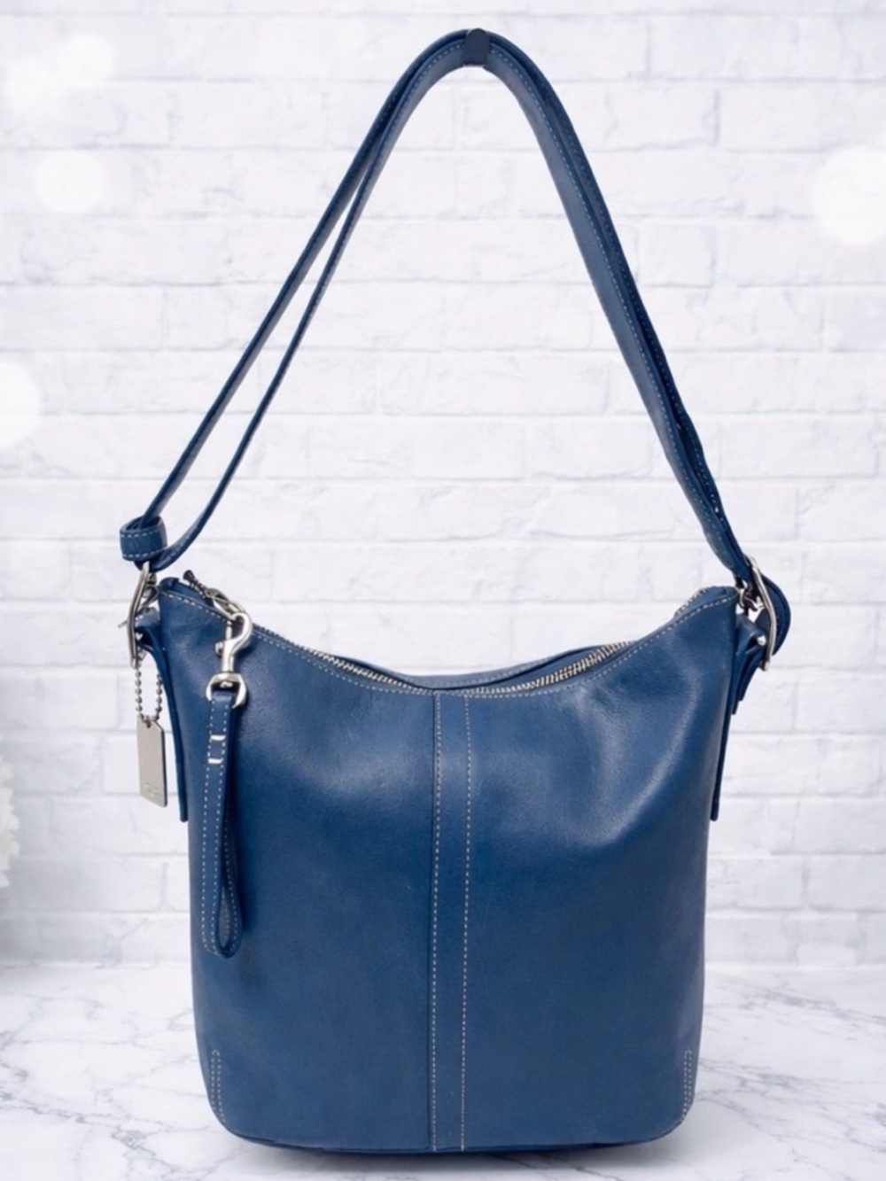 Coach Vintage  Legacy Slim Duffle Shoulder Bag-  ‘04 - Blue #9326